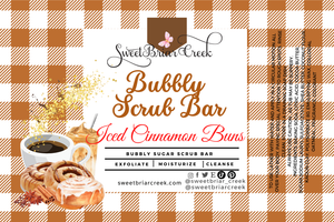 Iced Cinnamon Bun Bubbly Scrub Body Bars