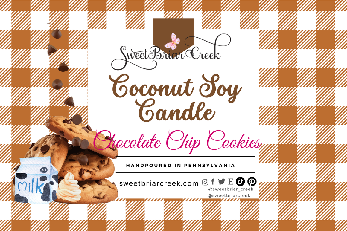 Chocolate Chip Cookie Coconut Soy Candle