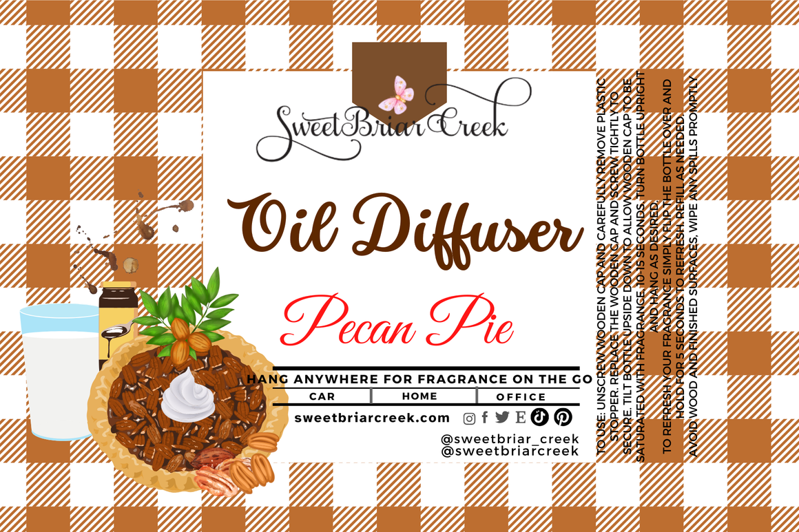 Pecan Pie Hanging Car Diffuser & Refills