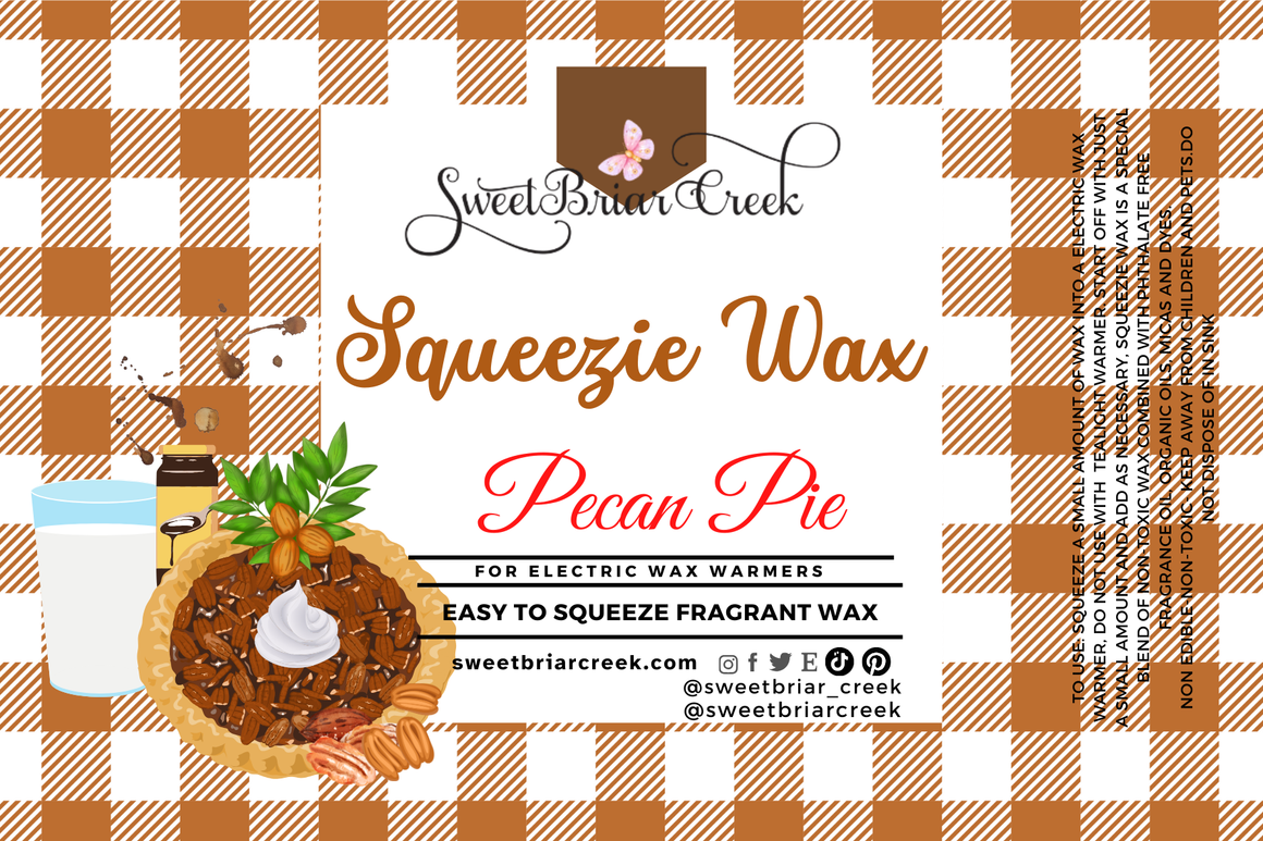 Pecan Pie Squeezie Wax + Scoopable melts for Waxwarmer