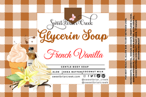 French Vanilla Glycerin Soap Bar