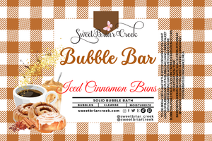 Iced Cinnamon Bun Bubble Scoop