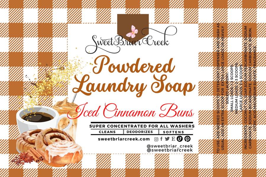 Iced Cinnamon Buns Powdered Laundry Soap