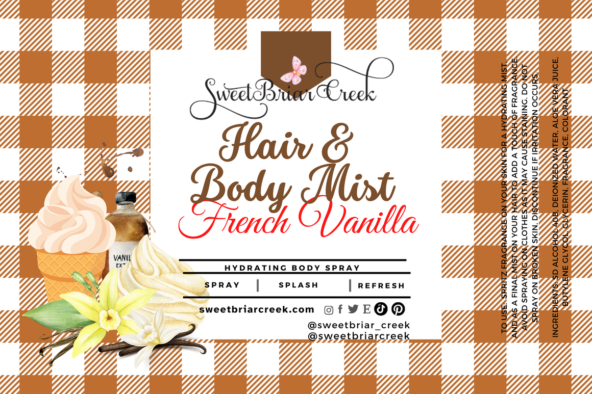 French Vanilla Hair & Body Mist