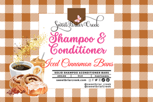Iced Cinnamon Bun Shampoo & Conditioner Bars