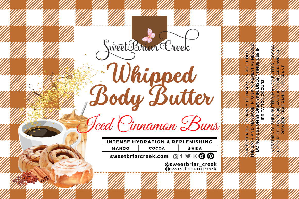 Iced Cinnamon Buns Whipped Body Butter