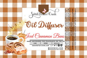 Iced Cinnamon Bun Hanging Car Diffuser & Refills