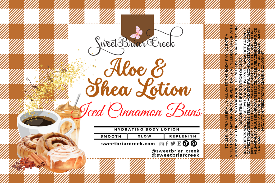 Iced Cinnamon Buns Shea & Aloe Body Lotion