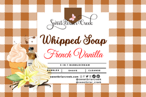 French Vanilla Whipped Soap & Shaving Cream