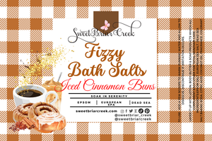 Iced Cinnamon Buns Fizzy Bath Salt Soak
