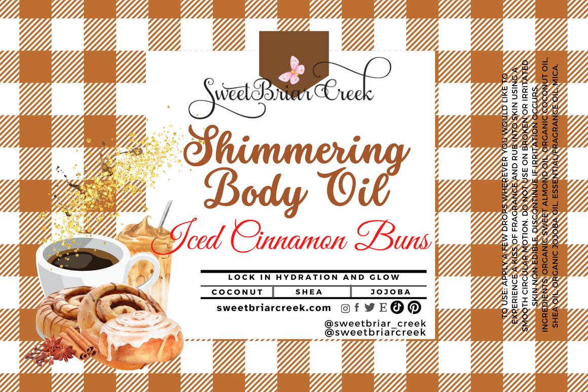 Iced Cinnamon Bun Shimmering Body Oil