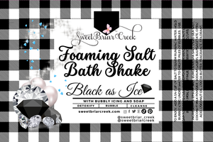 Black Ice Foaming Salt Bath Shake