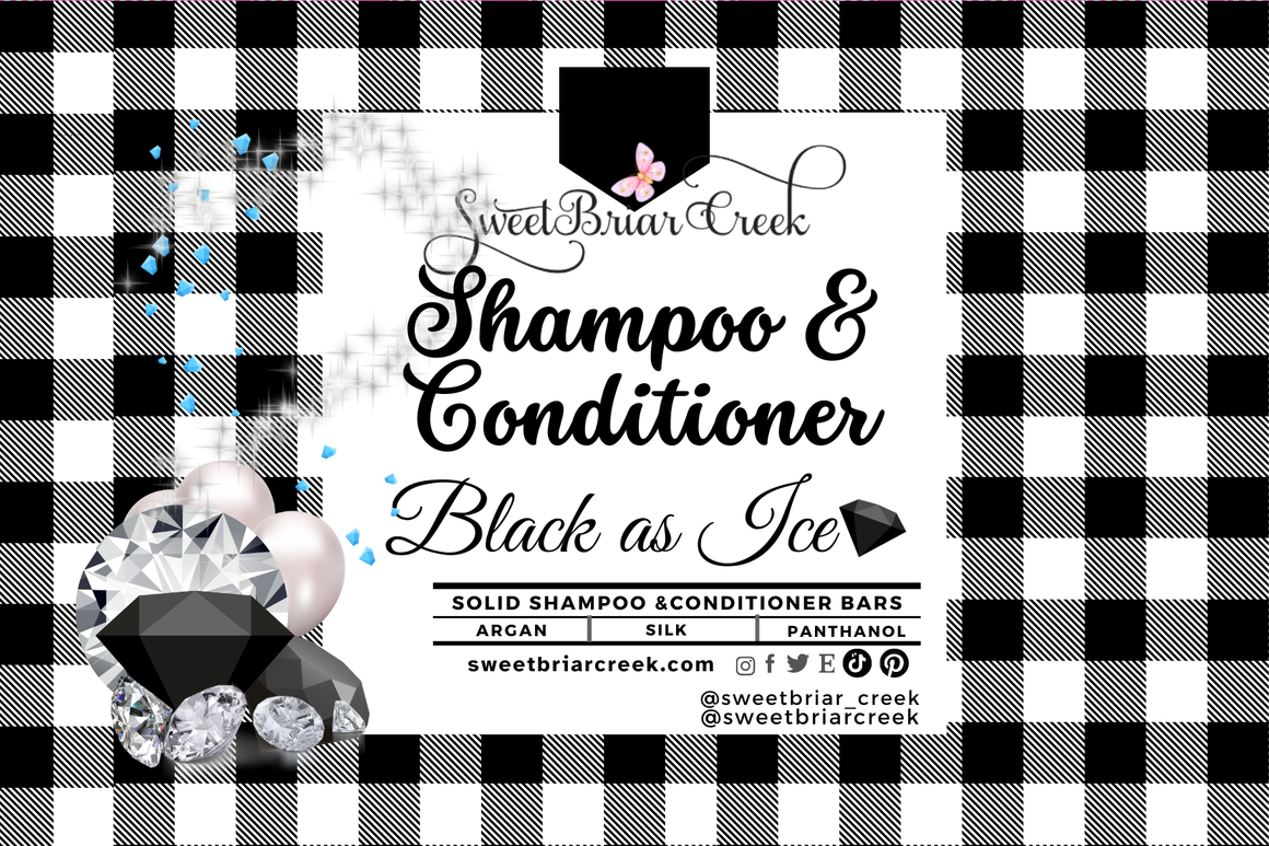 Black Ice Shampoo & Conditioner Bars