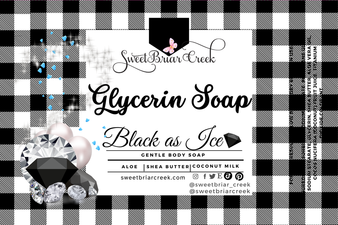Black Ice Glycerin Soap Bar