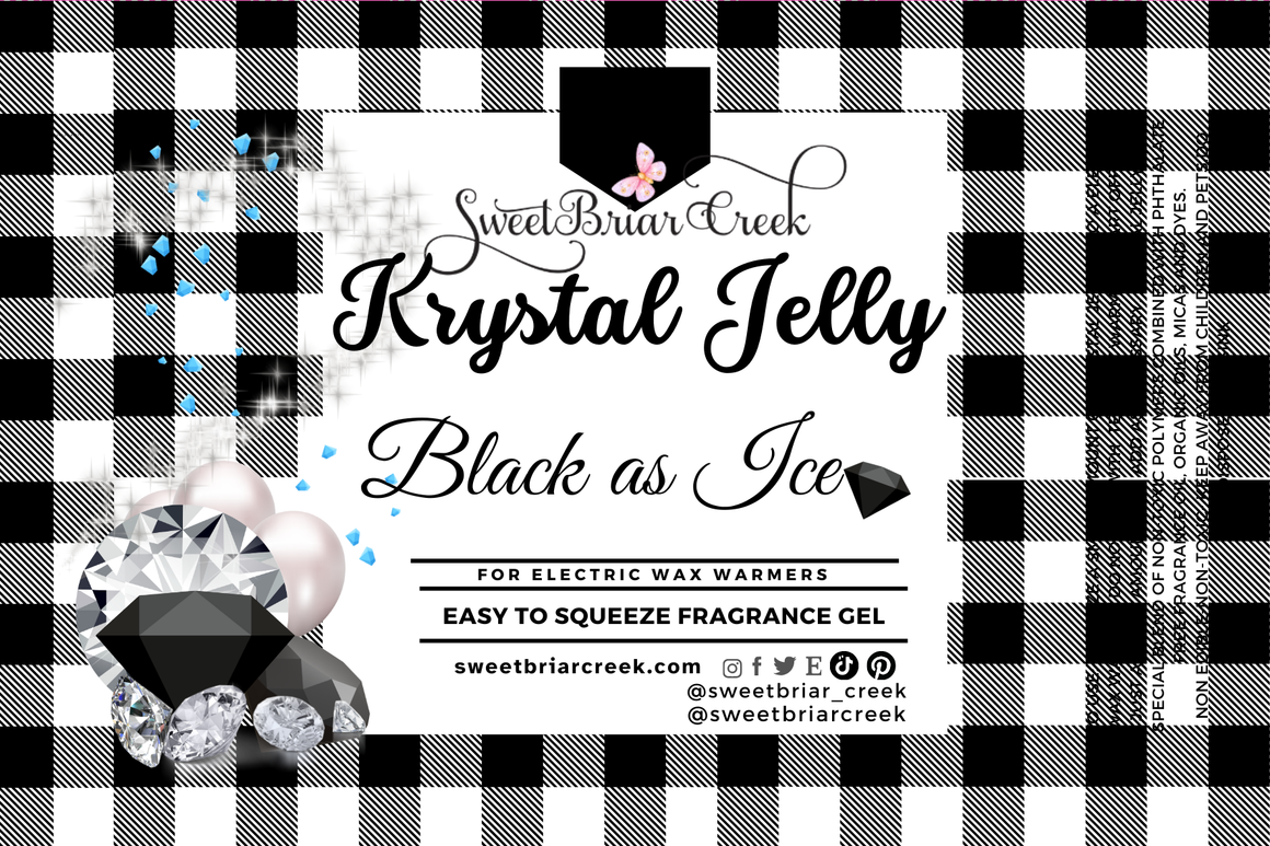 Black Ice Krystal Jelly Squeeze for wax warmers