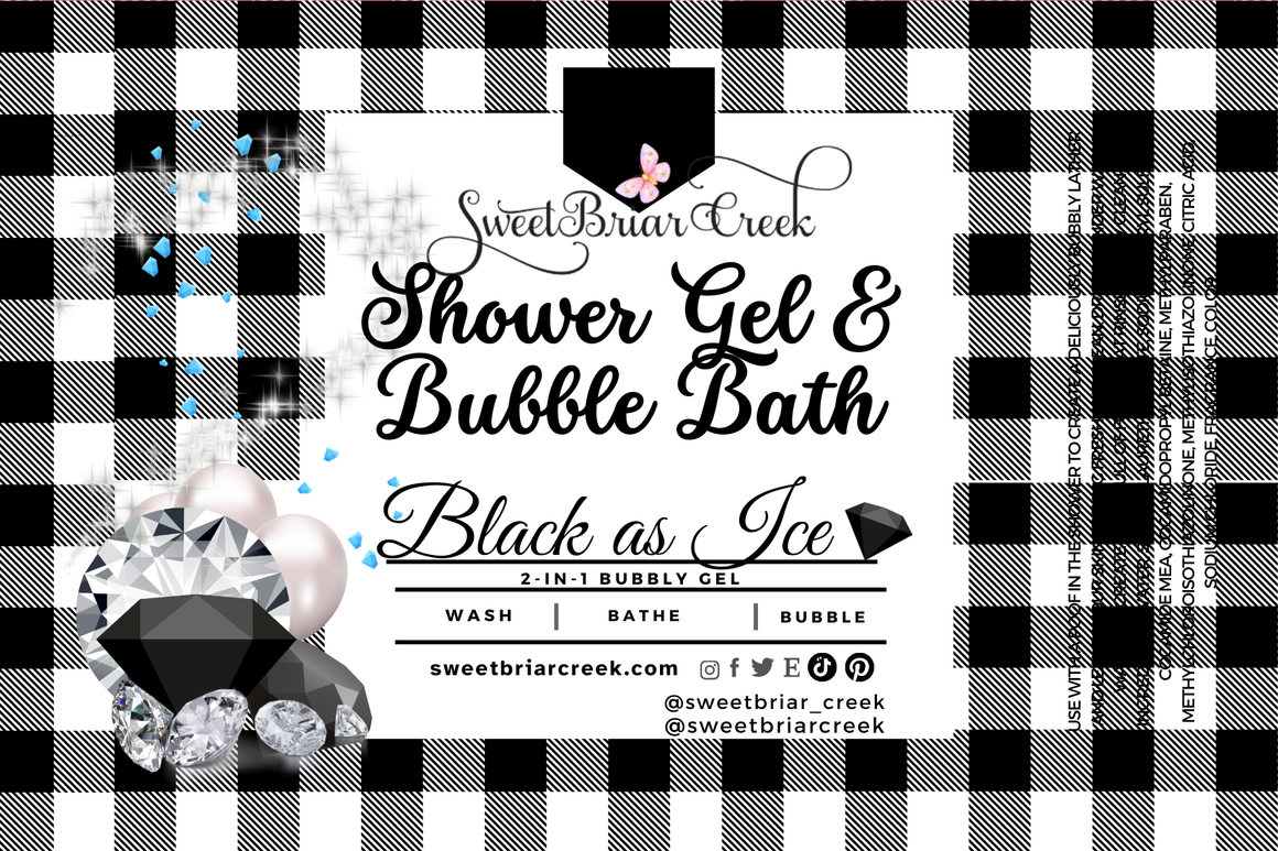 Black Ice Body Wash + Bubble Bath