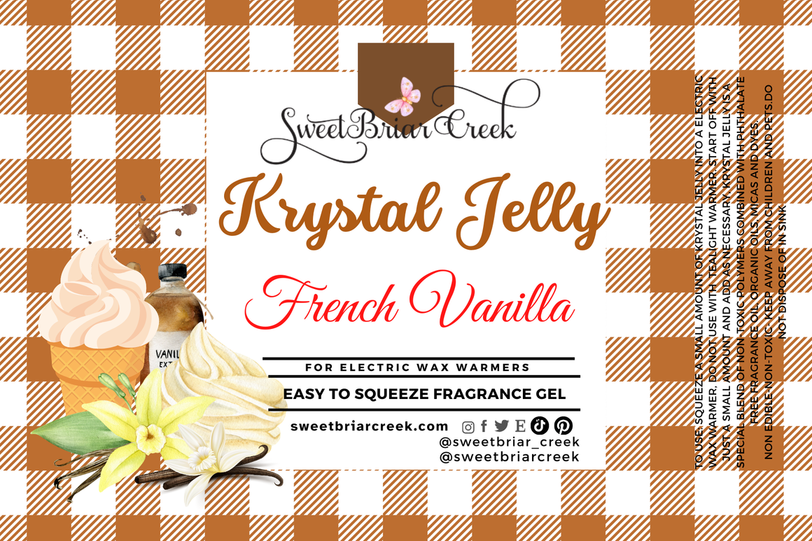 French Vanilla Krystal Jelly Squeeze for wax warmers