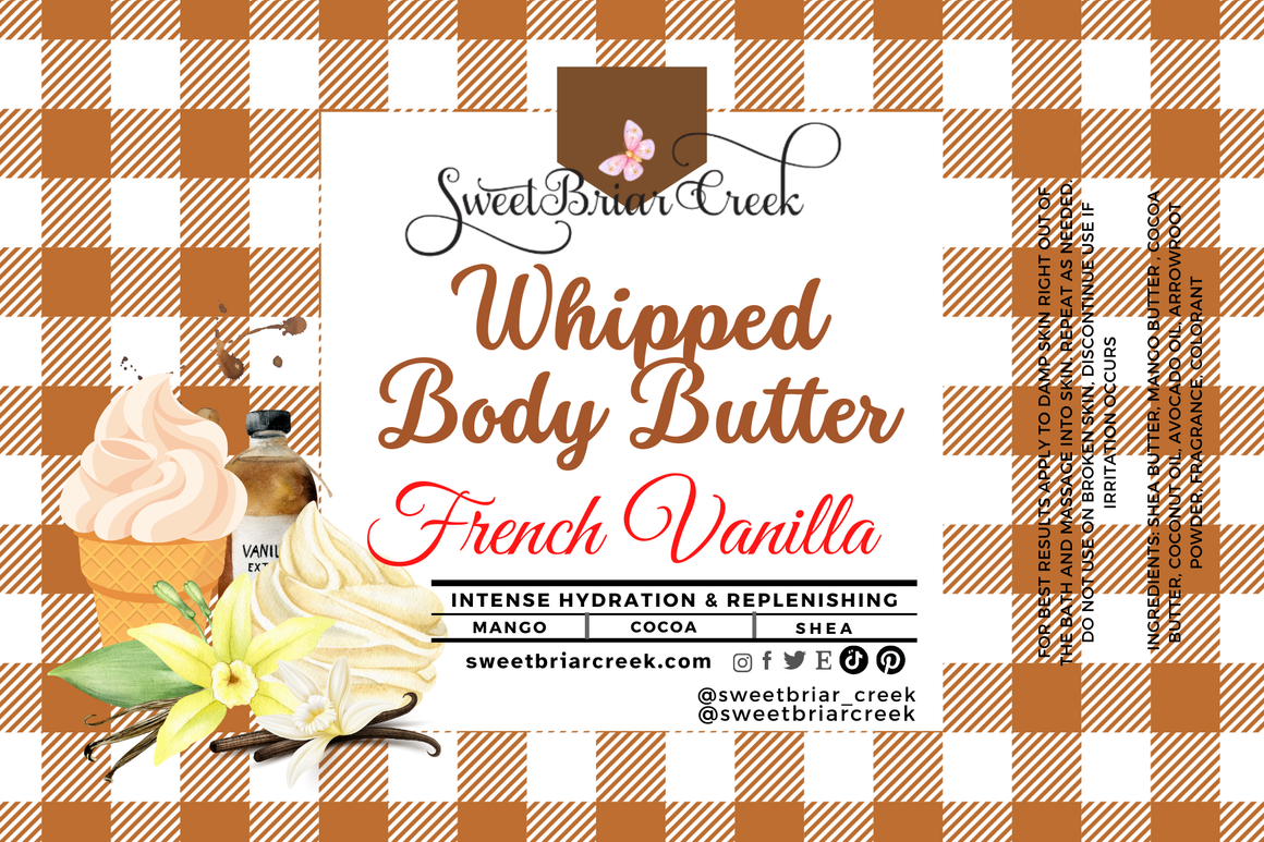 French Vanilla Whipped Body Butter