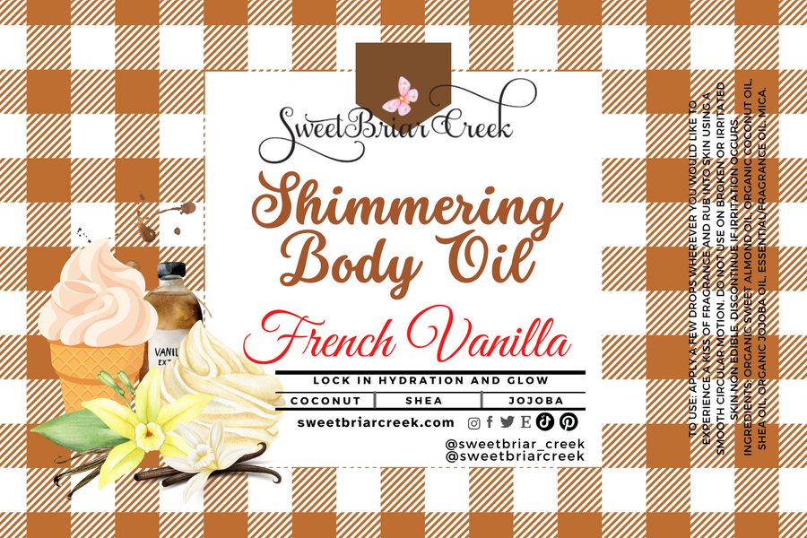 French Vanilla Shimmering Body Oil