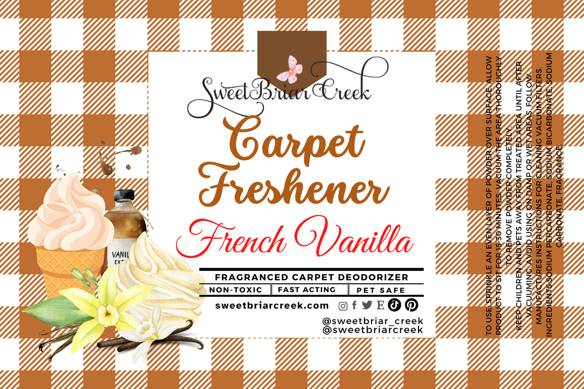 French Vanilla Carpet Freshener Powder