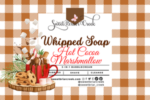 Hot Cocoa & Marshmallow Whipped Soap & Shaving Cream