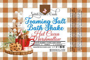 Hot Cocoa & Marshmallow Foaming Salt Bath Shake