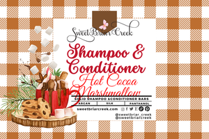 Hot Cocoa & Marshmallow Shampoo & Conditioner Bars
