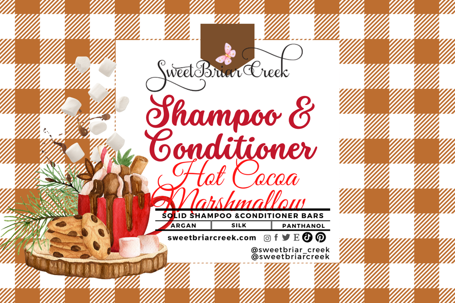 Hot Cocoa & Marshmallow Shampoo & Conditioner Bars