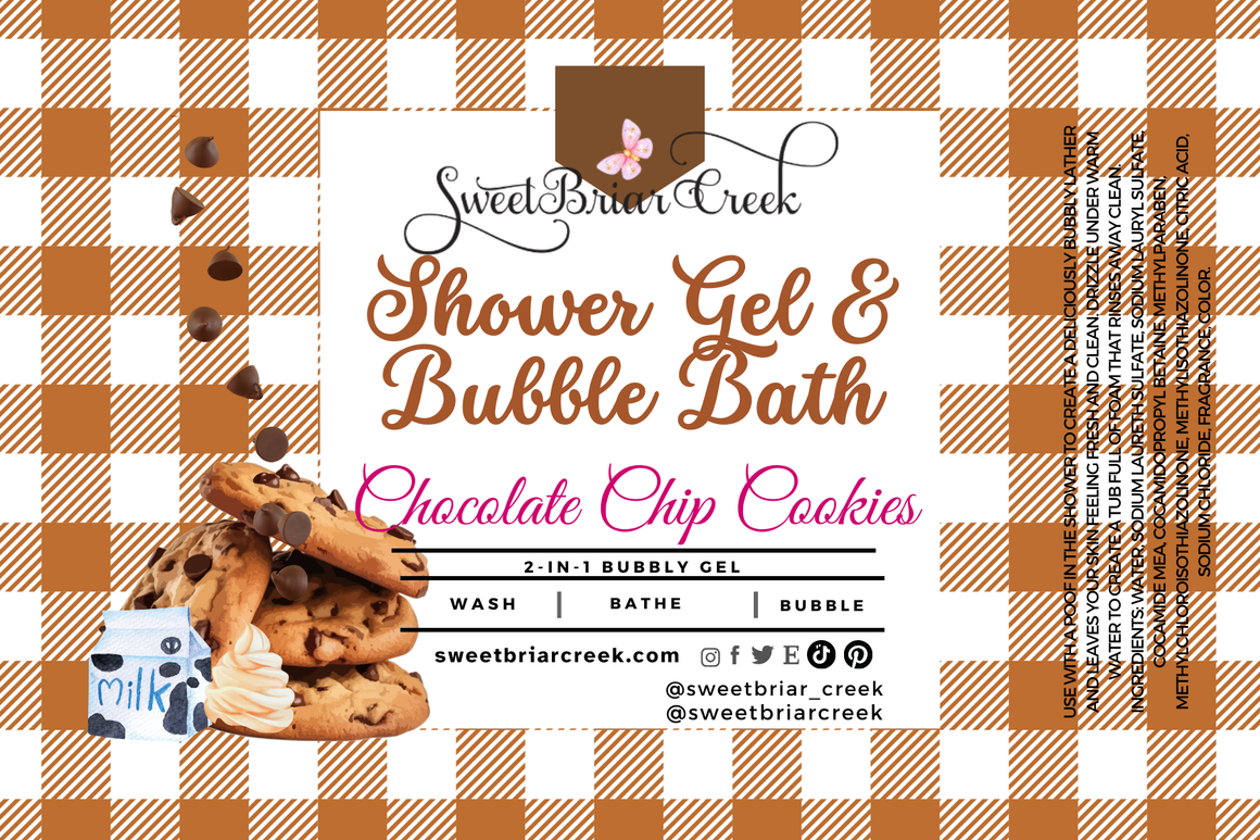 Chocolate Chip Cookie Body Wash + Bubble Bath