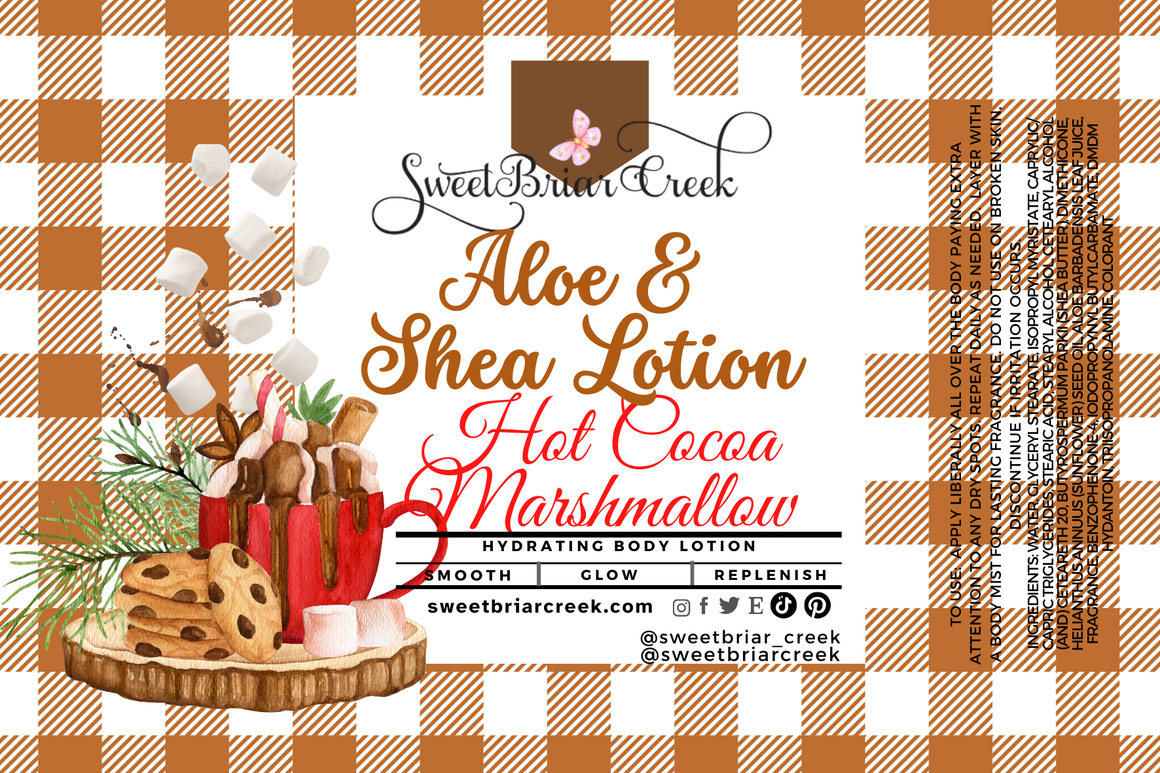 Hot Cocoa Marshmallow Shea & Aloe Body Lotion