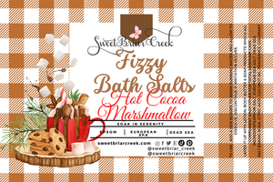Hot Cocoa &  Marshmallow  Fizzy Bath Salt Soak