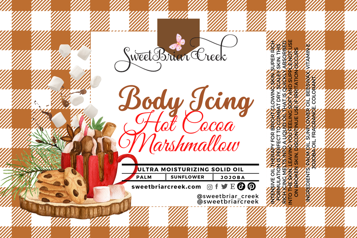 Hot Cocoa Marshmallow Body Icing