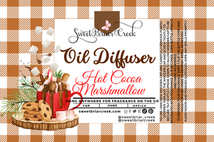 Hot Cocoa & Marshmallow Hanging Car Diffuser & Refills