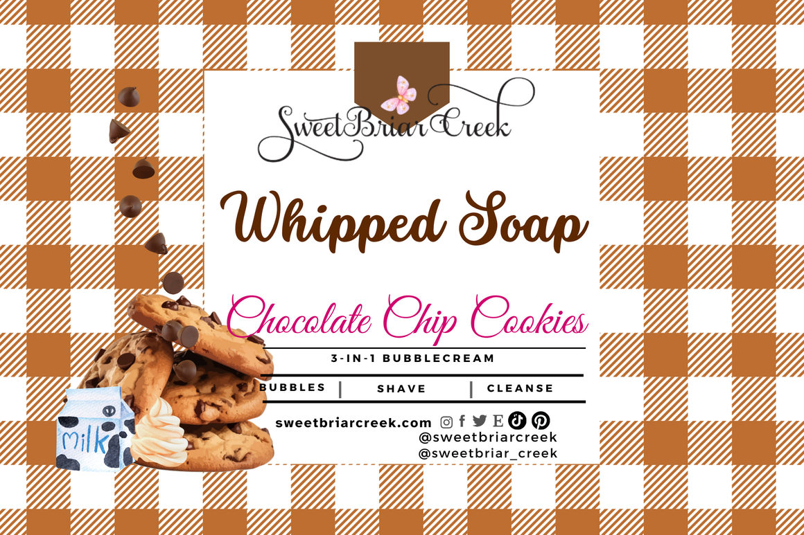 Chocolate Chip Cookies Whipped Soap & Shaving Cream