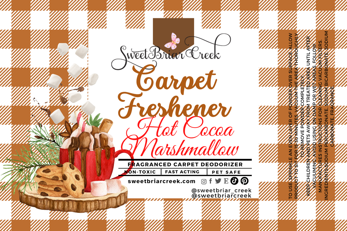 Hot Cocoa Marshmallow Carpet Freshener Powder