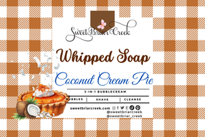 Coconut Cream Pie Whipped Soap & Shaving Cream