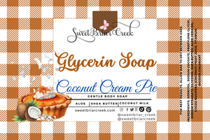Coconut Cream Pie Glycerin Soap Bar
