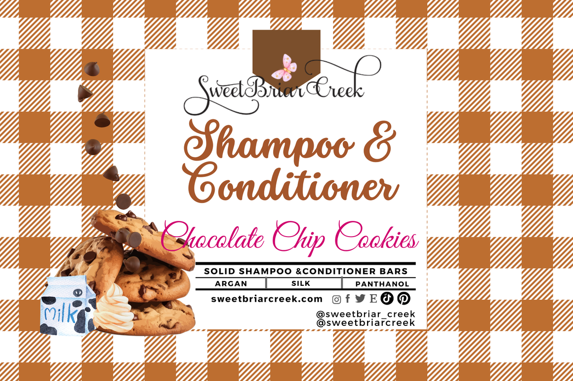 Chocolate Chip Cookies Shampoo & Conditioner Bars