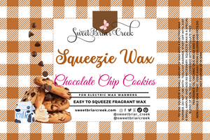 Chocolate Chip Cookies Squeezie Wax + Scoopable melts for Waxwarmer