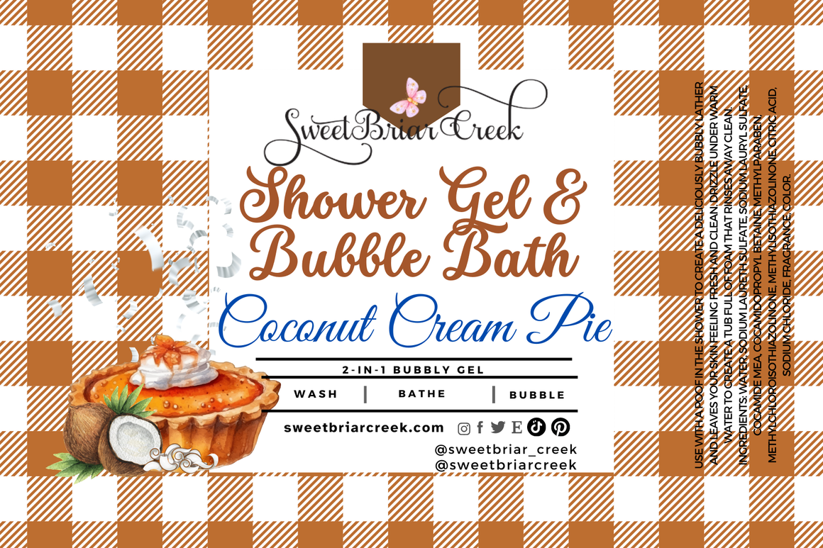 Coconut Cream Pie Body Wash + Bubble Bath