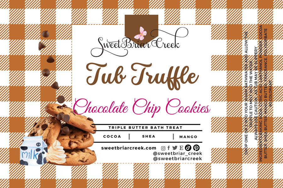 Chocolate Chip Cookies  Bath Butter Tub Truffles