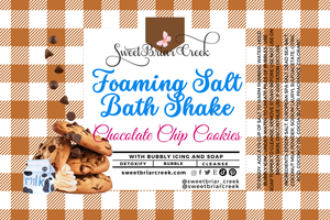 Chocolate Chip Cookies Foaming Salt Bath Shake