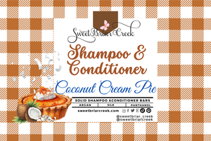 Coconut Cream Pie Shampoo & Conditioner Bars