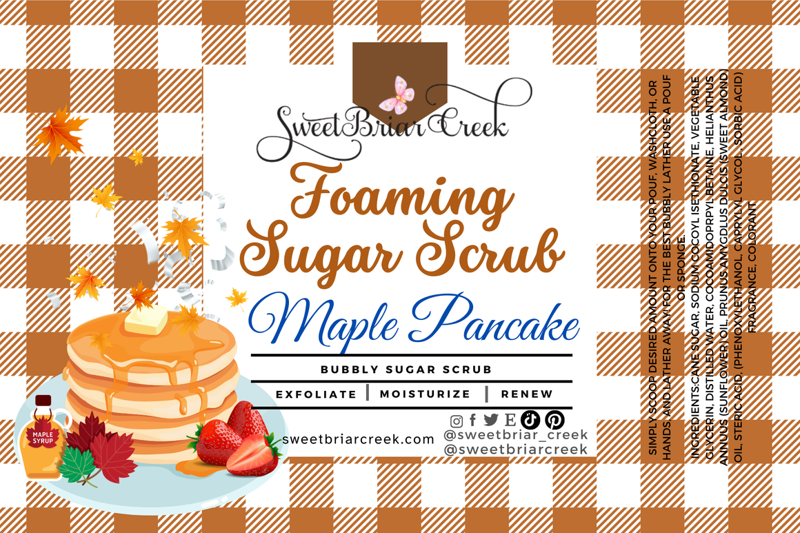 Maple Pancakes Whipped Sugar Scrub