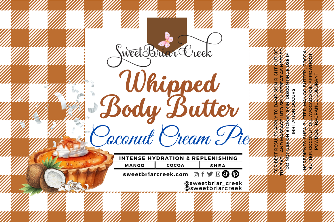 Coconut Cream Pie Whipped Body Butter