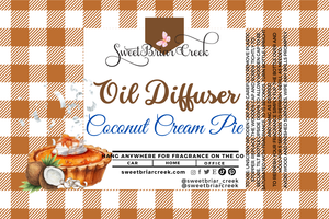 Coconut Cream Pie Hanging Car Diffuser & Refills