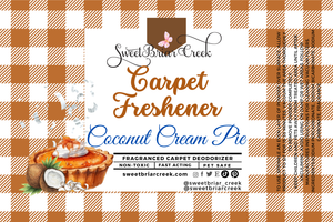 Coconut Cream Pie Carpet Freshener Powder