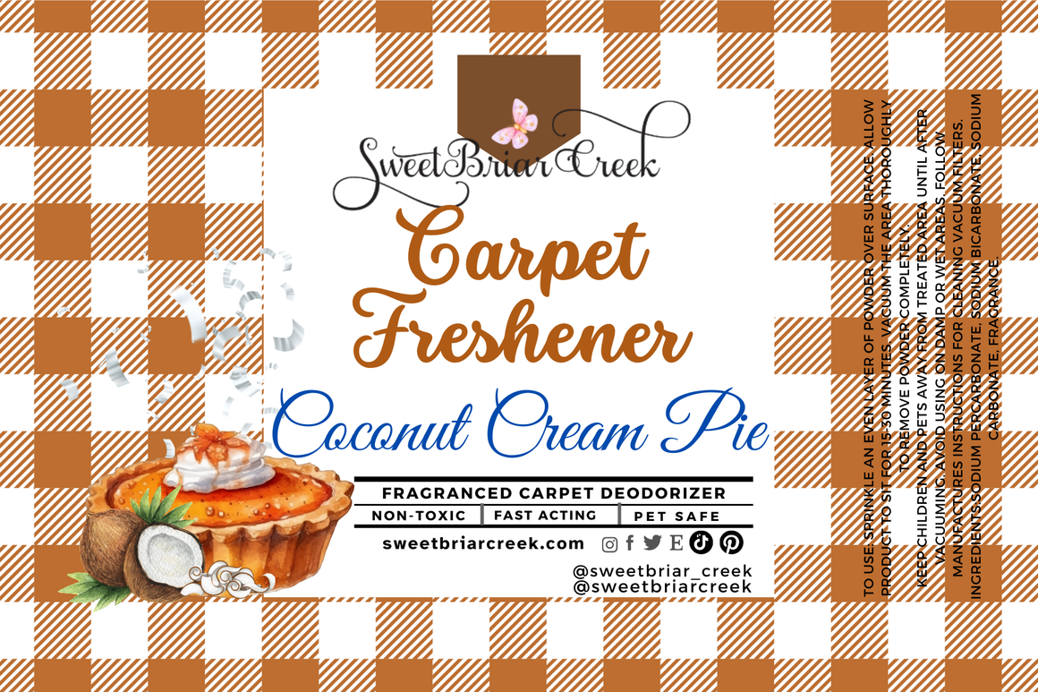 Coconut Cream Pie Carpet Freshener Powder