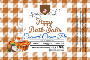 Coconut Cream Pie Fizzy Bath Salt Soak