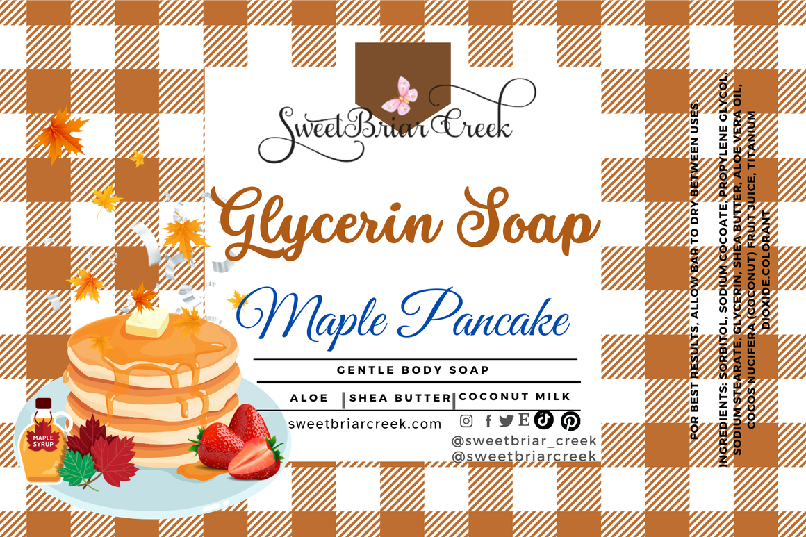 Maple Pancakes Glycerin Soap Bar